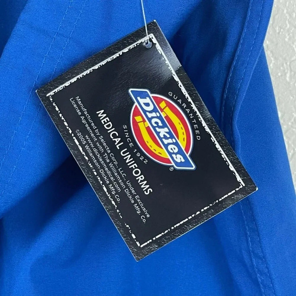 Dickies Pants Men's Sz S/M Petite Scrub Medical Uniform Mid Rise Drawstring Blue - Picture 6 of 8